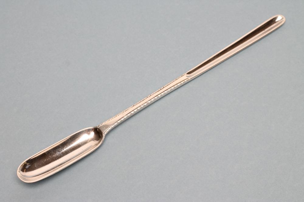 A GEORGE III SILVER MARROW SCOOP Image