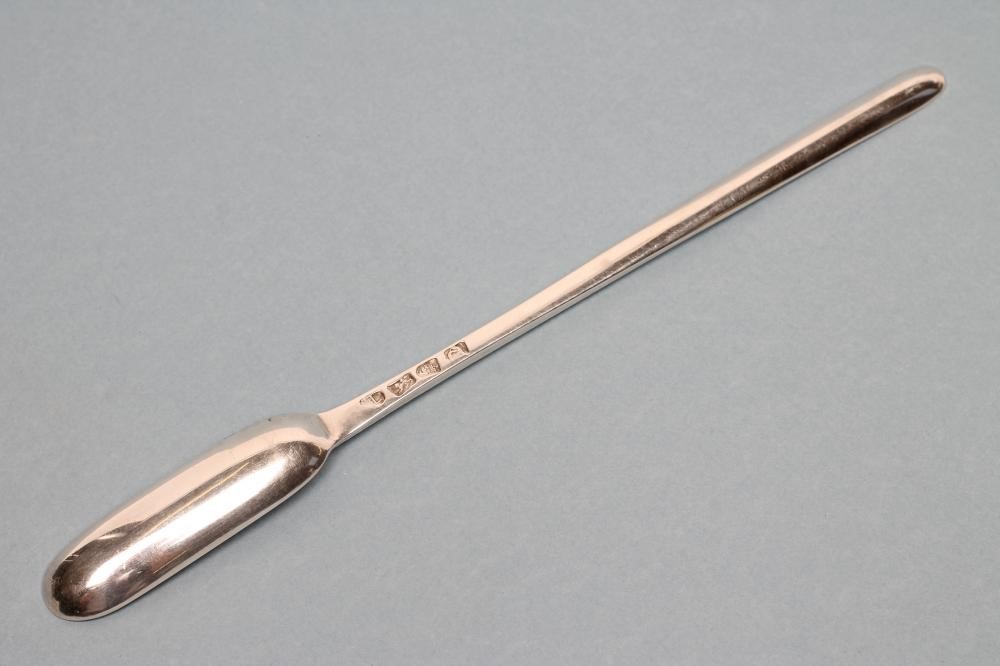 A GEORGE III SILVER MARROW SCOOP Image