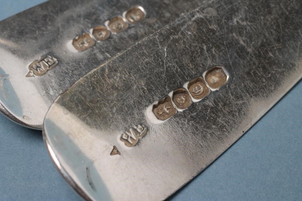 *A SILVER MATCHED AND COMPOSITE PART TABLE SERVICE in Fiddle pattern Image