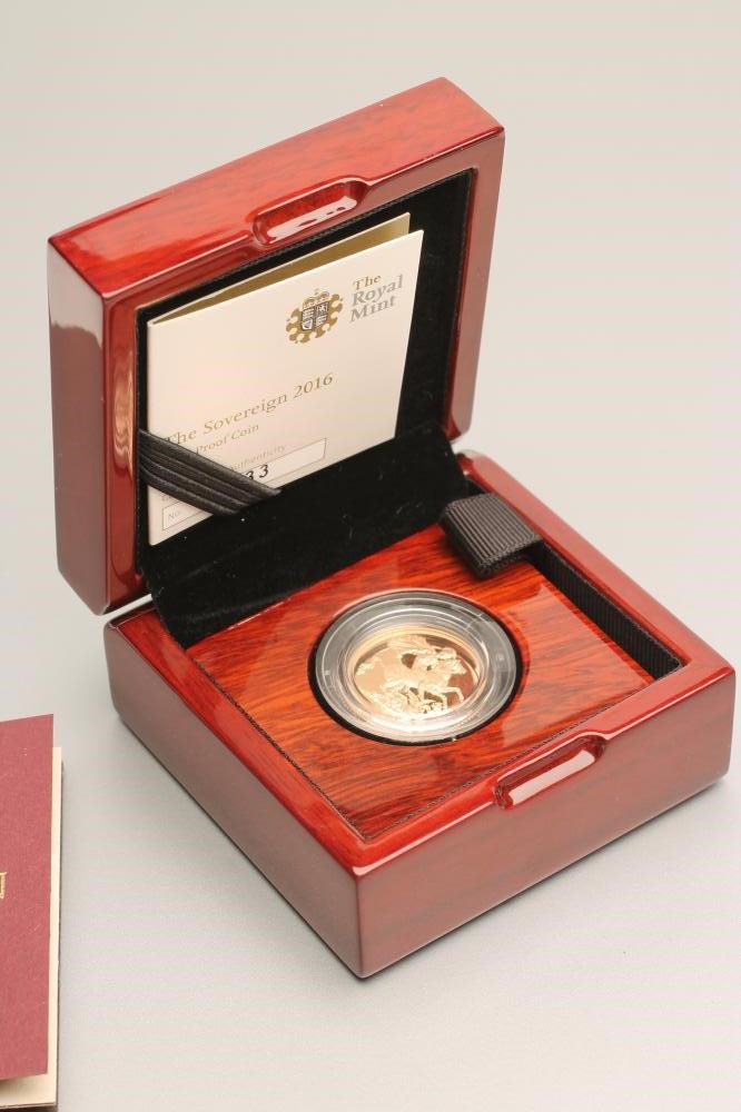 AN ELIZABETH II PROOF GOLD SOVEREIGN Image