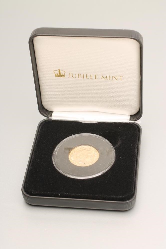 AN ELIZABETH II PROOF GOLD SOVEREIGN Image