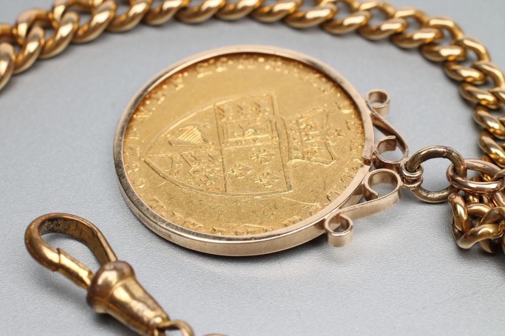 A GEORGE III GOLD SPADE GUINEA Image