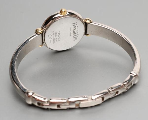 A LADY'S MICHAEL HERBELIN BANGLE WATCH Image