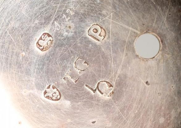 A LATE GEORGE III SILVER PAIR CASED POCKET WATCH Image