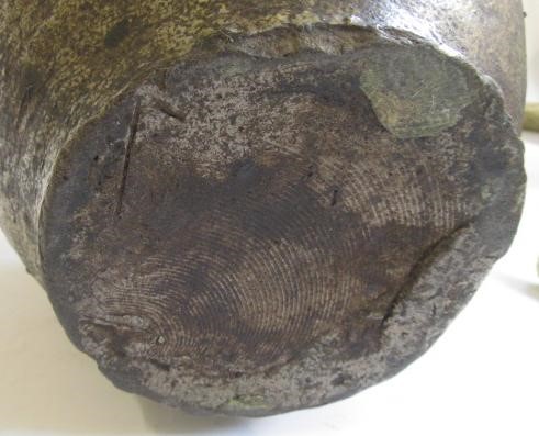 A RHENISH SALTGLAZE STONEWARE BELLARMINE/BARTMANN KRUG Image