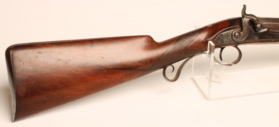 A PERCUSSION SPORTING GUN Image