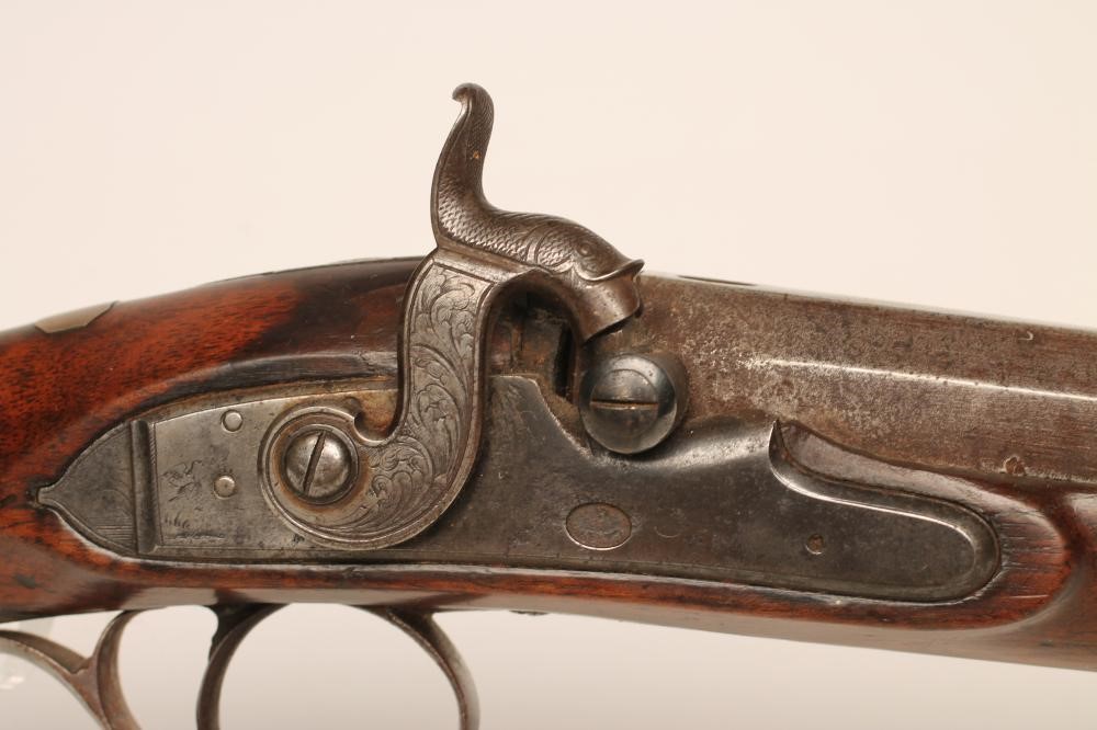 A PERCUSSION SPORTING GUN Image