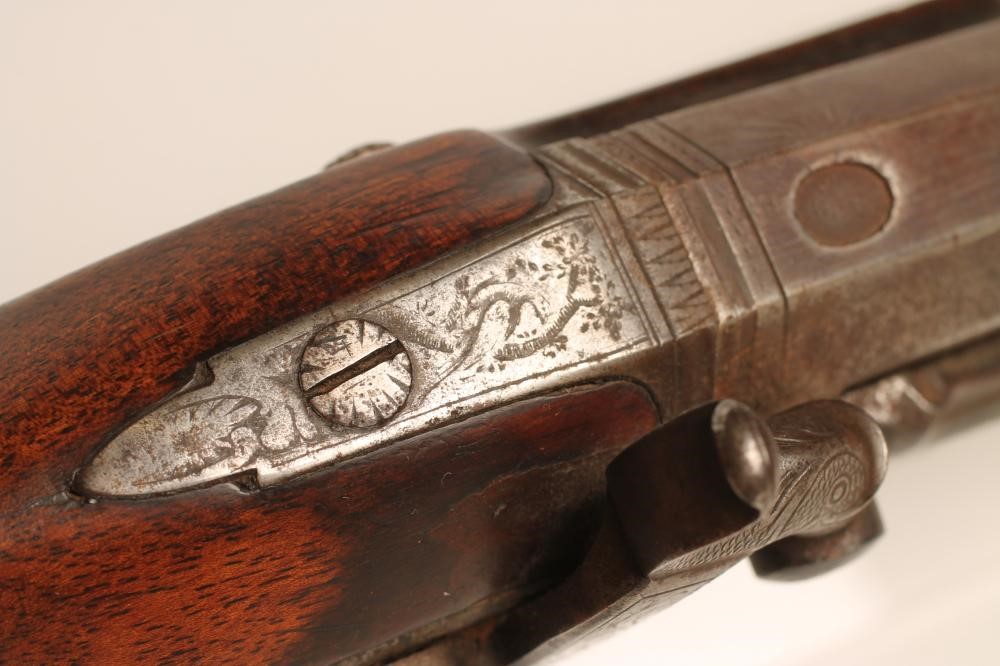 A PERCUSSION SPORTING GUN Image