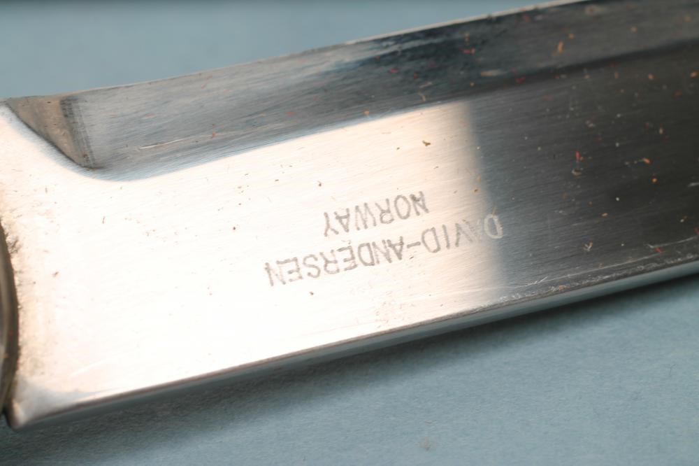 A SILVER MOUNTED PEER GYNT VIKING KNIFE by David Anderson Image