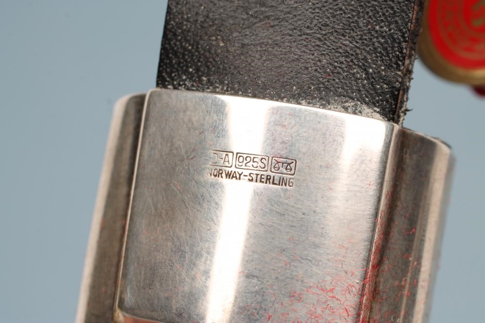 A SILVER MOUNTED PEER GYNT VIKING KNIFE by David Anderson Image