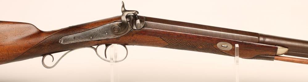 A PERCUSSION SPORTING GUN Image