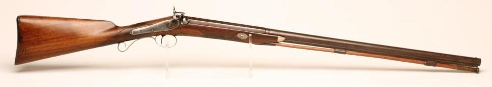 A PERCUSSION SPORTING GUN Image