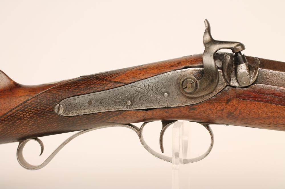 A PERCUSSION SPORTING GUN Image