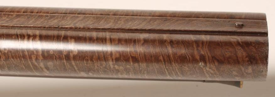 A PERCUSSION DOUBLE BARRELLED SPORTING GUN Image