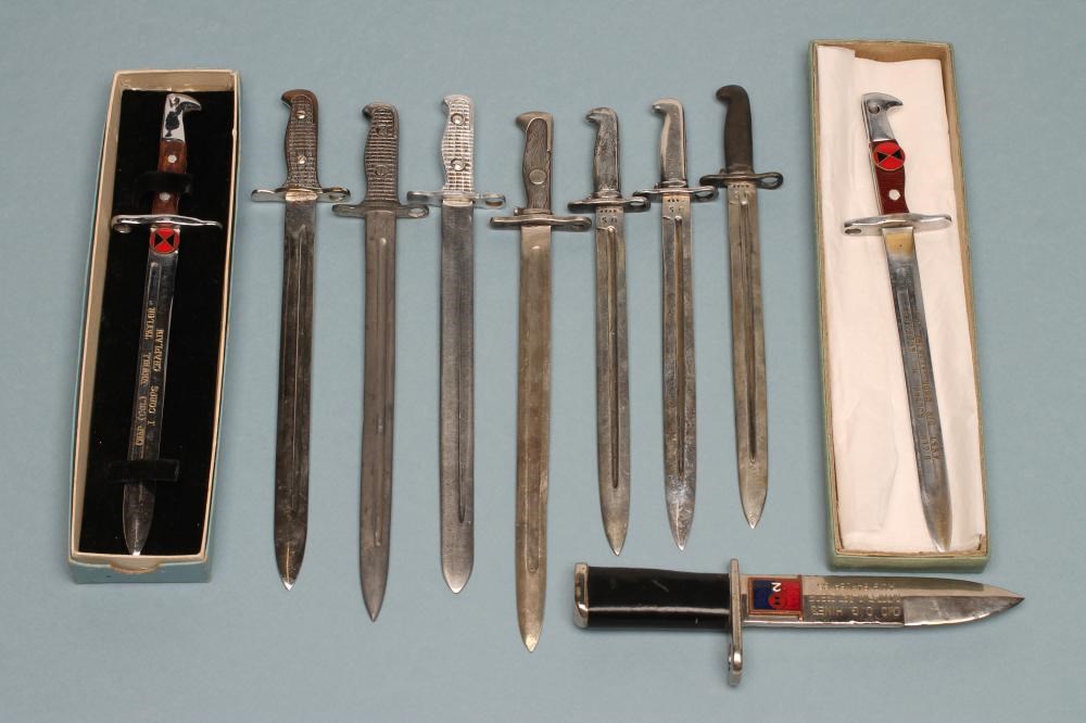 SEVEN AMERICAN LETTER OPENER M.1905 BAYONETS Image