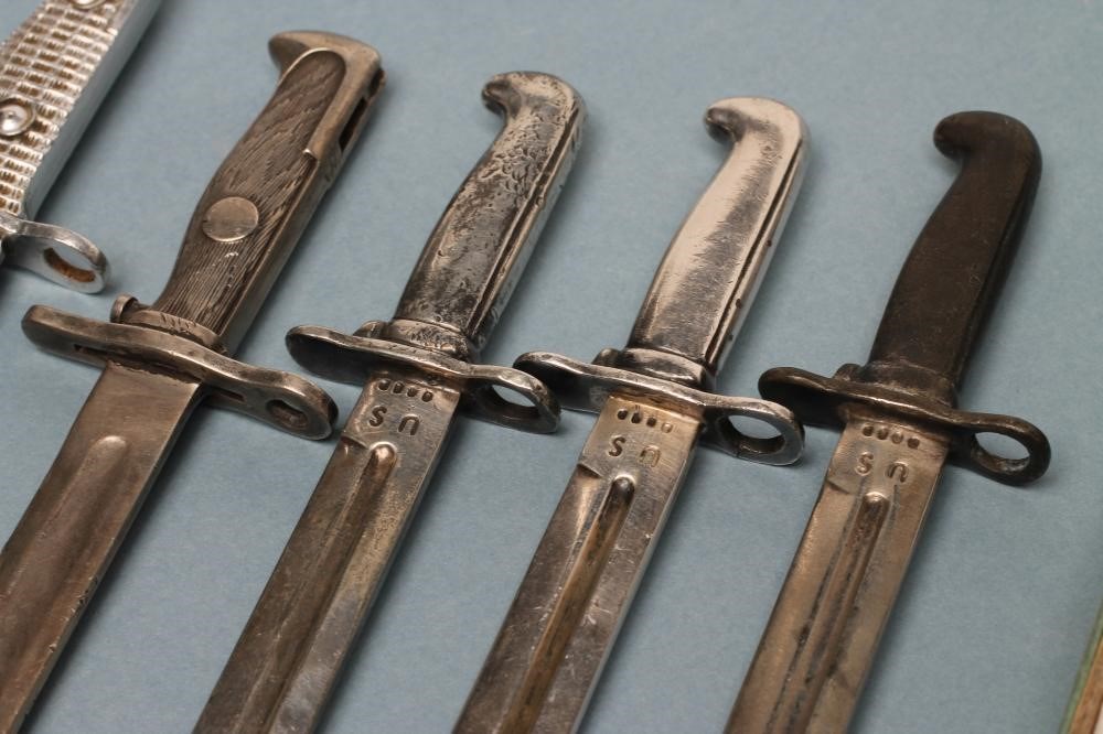 SEVEN AMERICAN LETTER OPENER M.1905 BAYONETS Image