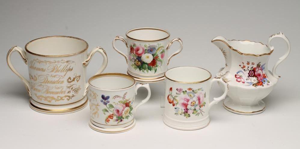 A COLLECTION OF DOCUMENTARY STAFFORDSHIRE PORCELAIN Image