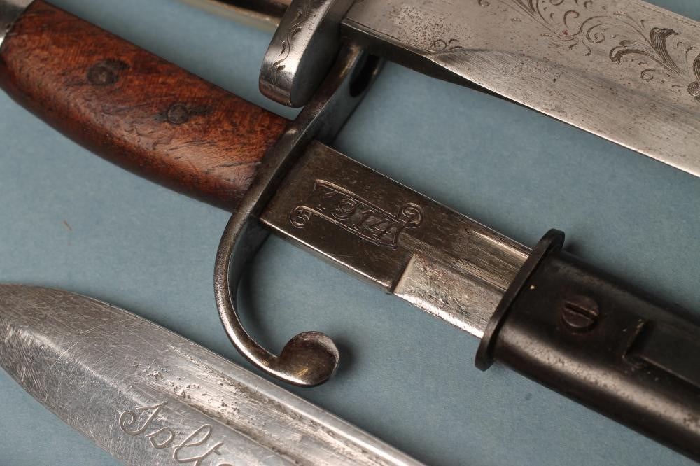 FOUR BELGIAN SOUVENIR MINIATURE BAYONETS Image