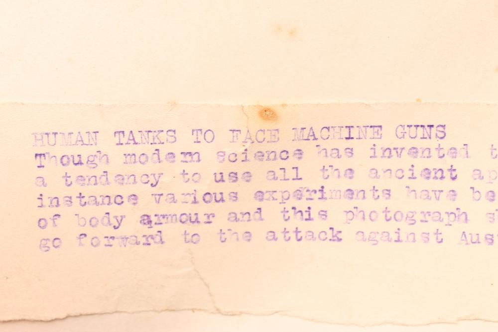 A COLLECTION OF EIGHTY FIRST WORLD WAR PRESS PHOTOGRAPHS Image