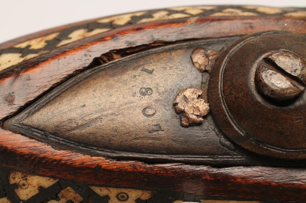 AN AFGHAN FLINTLOCK LONG PISTOL Image