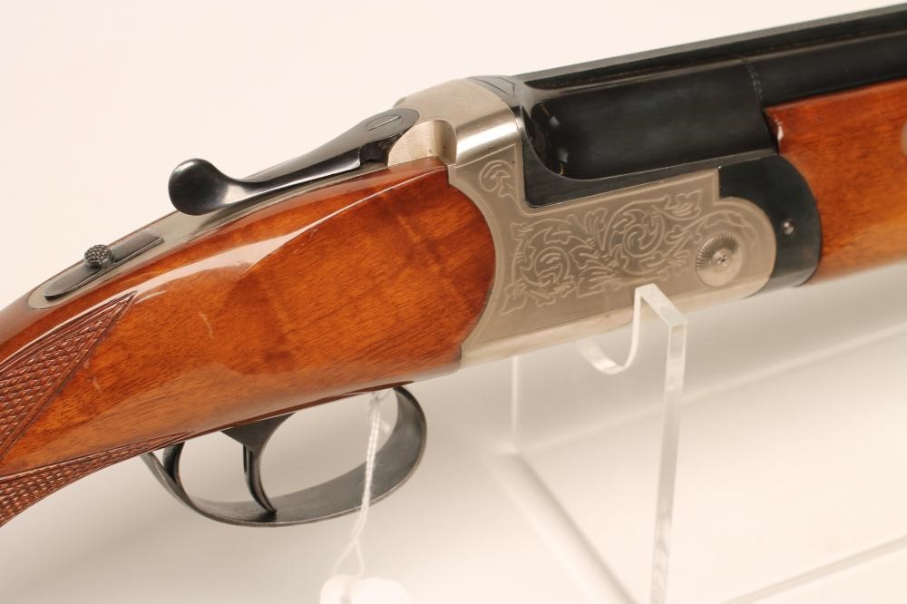 A 12 BORE OVER AND UNDER SHOTGUN by Sarriugarte-Elgoibar Image