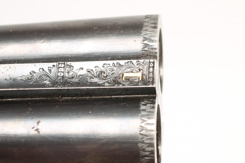 A 28 BORE SIDE BY SIDE BOXLOCK EJECTOR SHOTGUN by John Wilkes Image