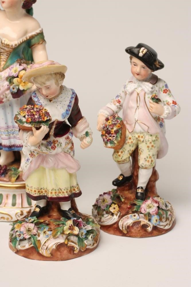 A PAIR OF JOHN BEVINGTON PORCELAIN FIGURES Image