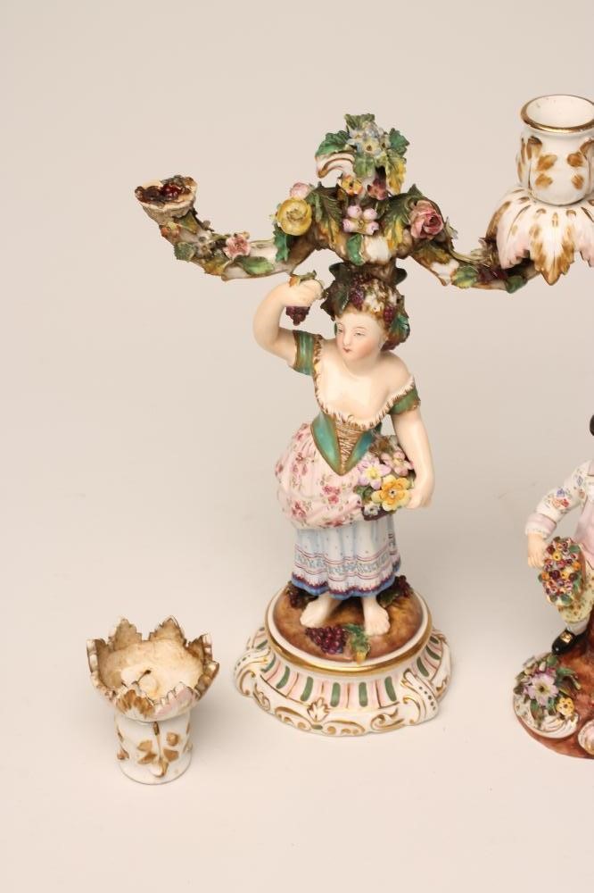A PAIR OF JOHN BEVINGTON PORCELAIN FIGURES Image
