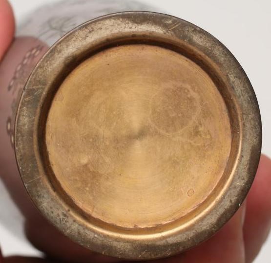 A PAIR OF JAPANESE CLOISONNE ENAMEL VASES of rounded cylindrical form Image