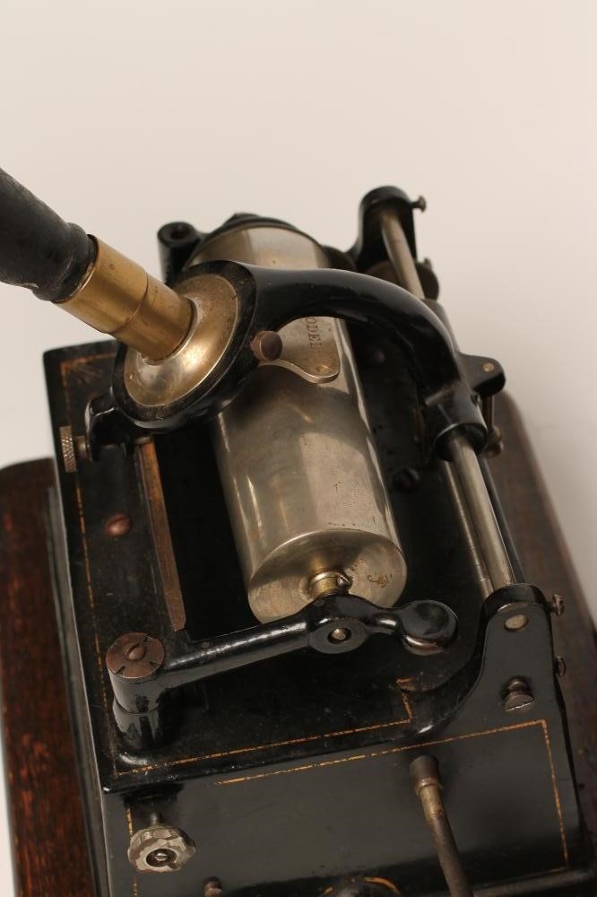 AN EDISON GEM PHONOGRAPH Image