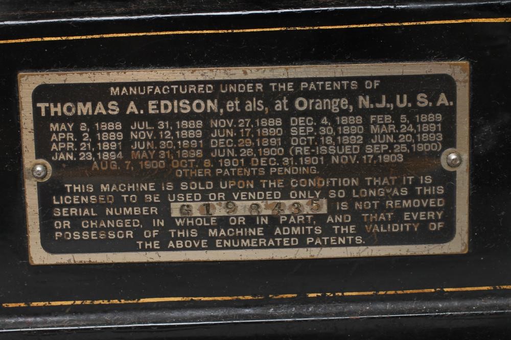 AN EDISON GEM PHONOGRAPH Image