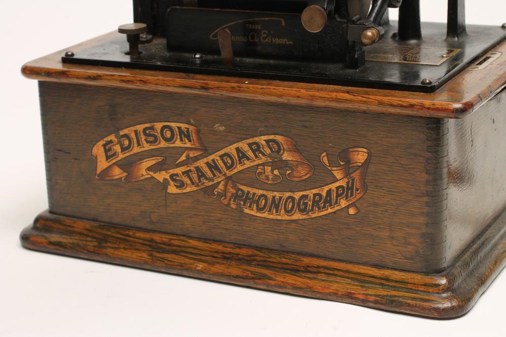 AN EDISON STANDARD PHONOGRAPH Image
