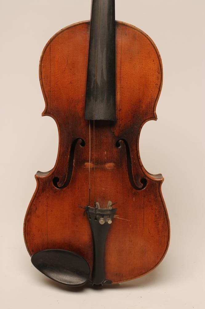 A VIOLIN with one piece back Image