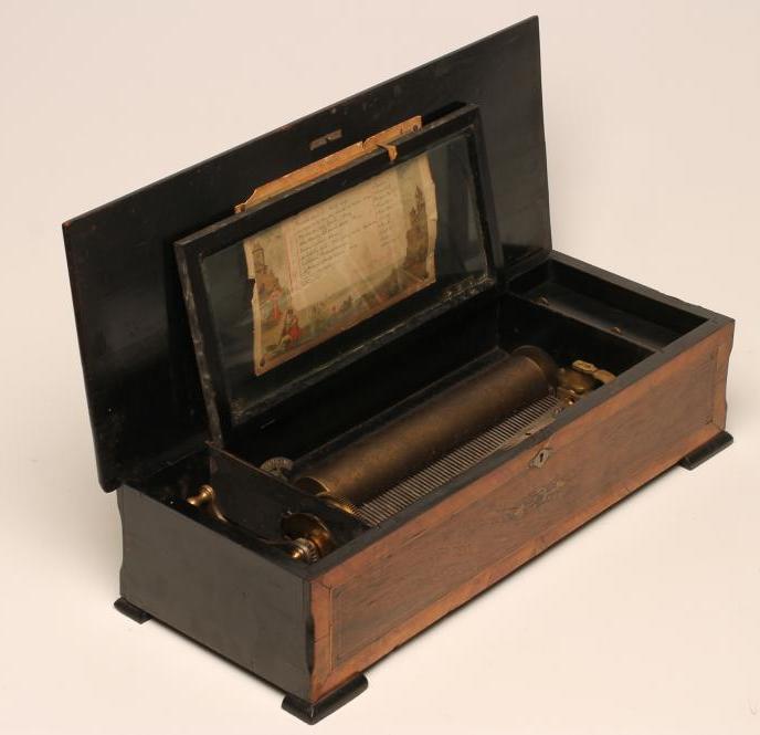 A SWISS MUSICAL BOX Image