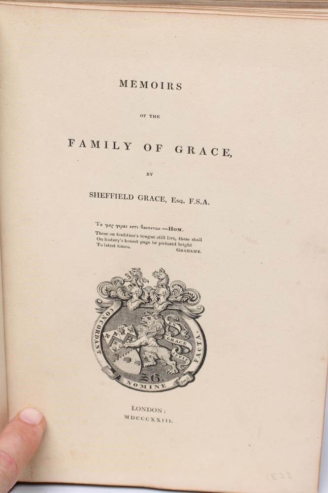 SHEFFIELD GRACE - Memoirs of the Family of Grace Image