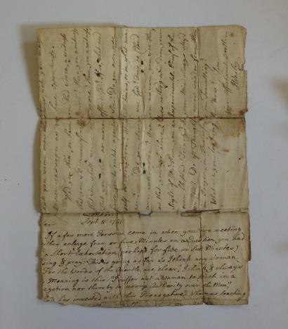 JOHN WESLEY AUTOGRAPH LETTER Image