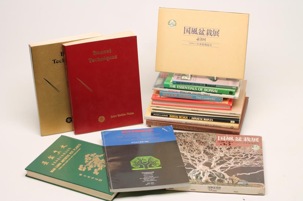 A COLLECTION OF BOOKS relating to Bonsai Image