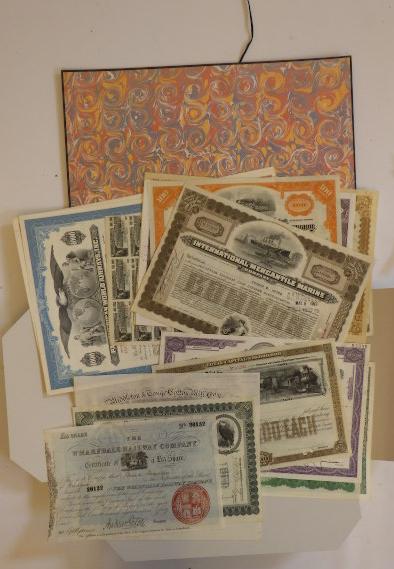 THE WHARFEDALE RAILWAY COMPANY CERTIFICATE OF A £15 SHARE and quantity of other shares Image