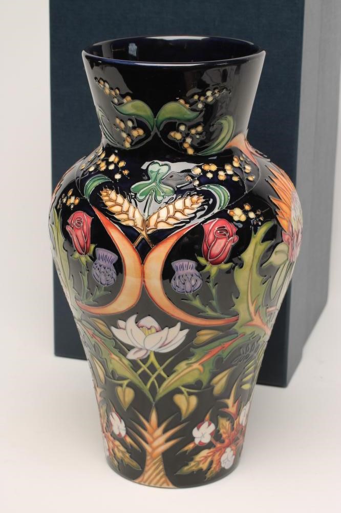 A MOORCROFT POTTERY VASE Image