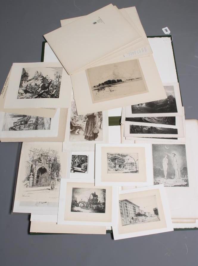 A PORTFOLIO OF ETCHINGS by Paul Nash Image