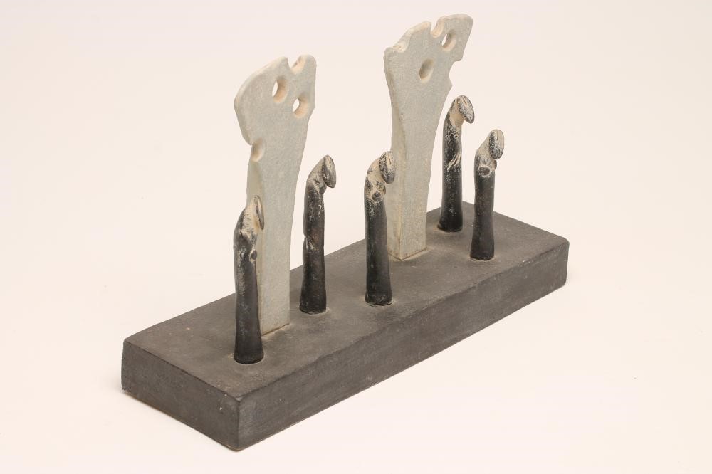 JOHN MALTBY (b.1936) - "Figures and Trees" Image