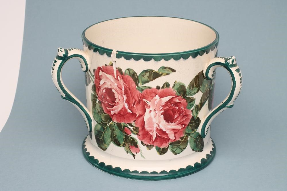 A WEMYSS POTTERY LARGE TYG Image