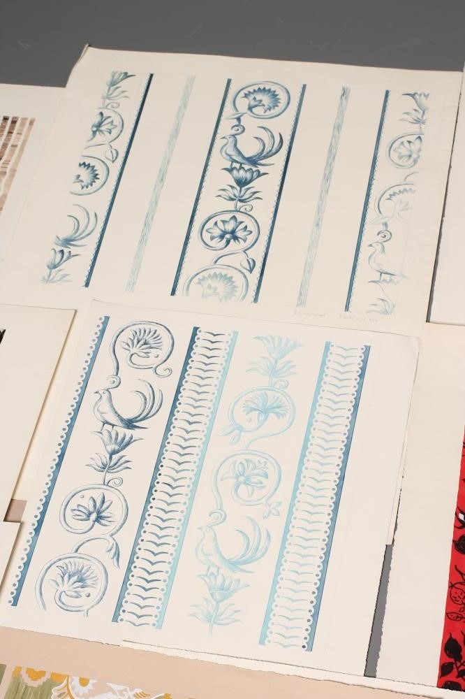 ‡SHEILA CATHERINE BOWNAS (1925-2007) Twelve various flat surface designs featuring flowers Image