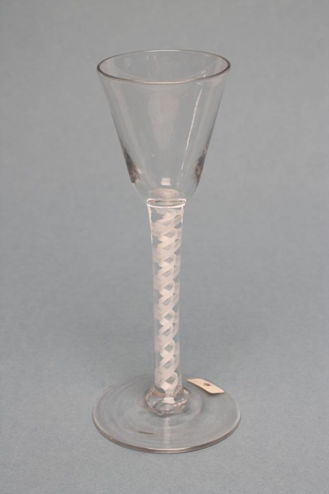 A GEORGIAN WINE GLASS Image