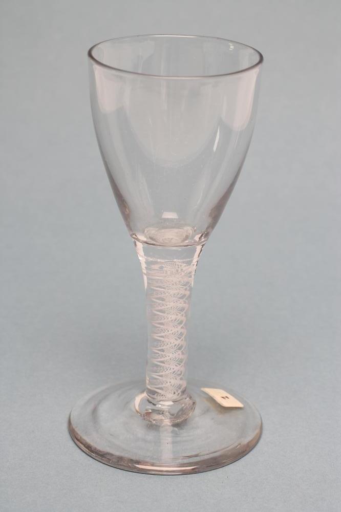 A GEORGIAN WINE GLASS Image