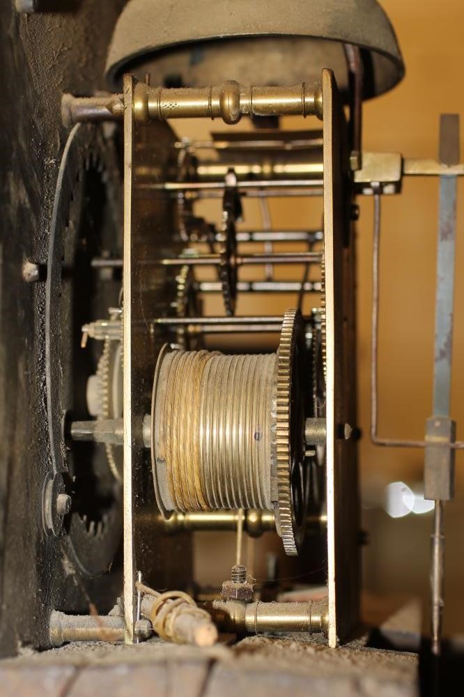 A MAHOGANY LONGCASE CLOCK by John Lambourne Image