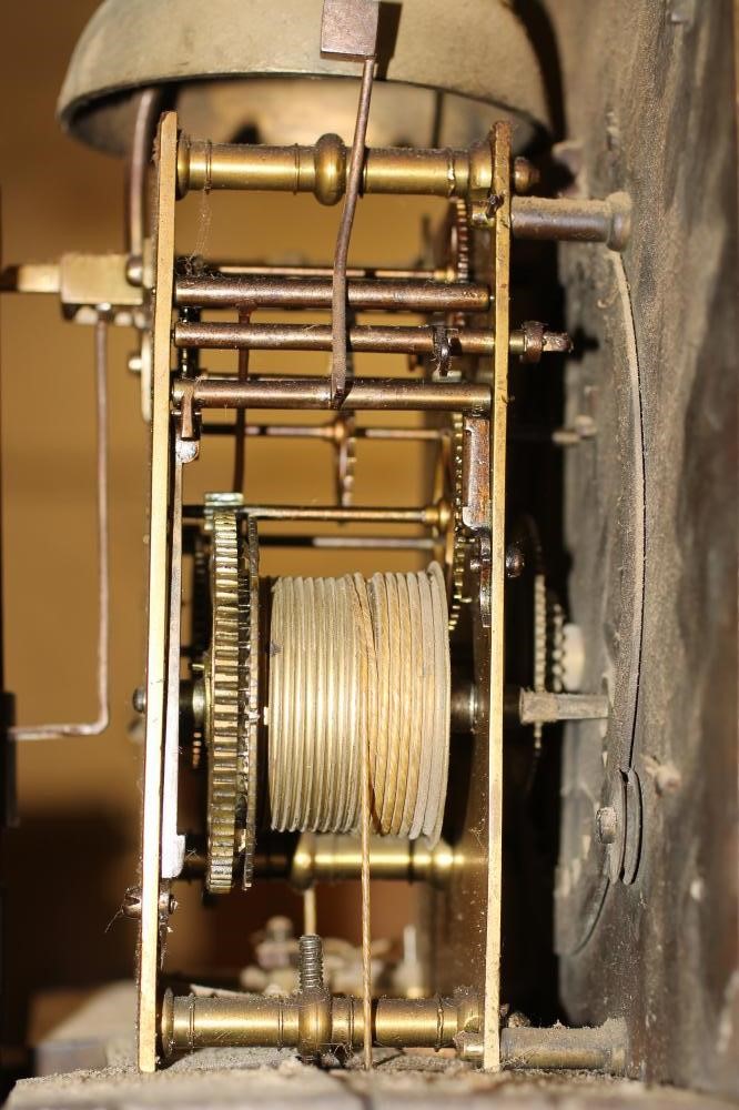 A MAHOGANY LONGCASE CLOCK by John Lambourne Image