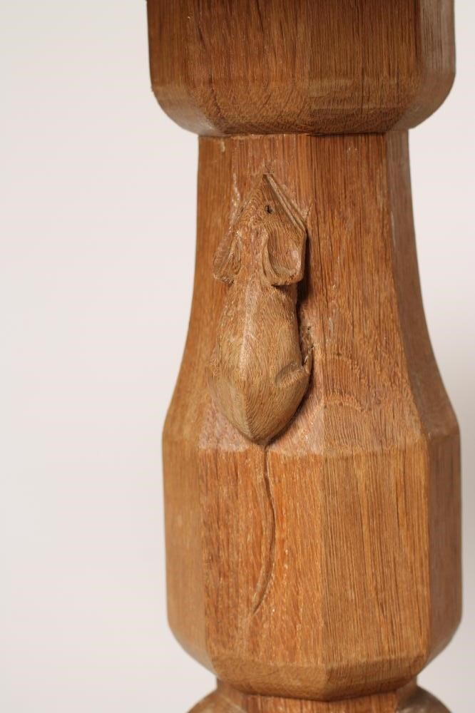 AN ADZED OAK COFFEE TABLE by Robert Thompson Image