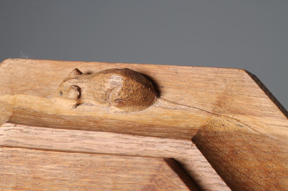 AN OAK STANDARD LAMP by Robert Thompson Image