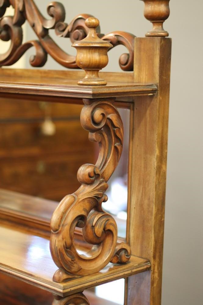 A VICTORIAN MAHOGANY SIDE CABINET Image